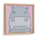 Super Animal - Hippo - Tatijana Lawrence | Cuadro decorativo de Canvas Lab