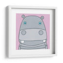 Super Animal - Hippo - Tatijana Lawrence | Cuadro decorativo de Canvas Lab