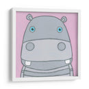 Super Animal - Hippo - Tatijana Lawrence | Cuadro decorativo de Canvas Lab