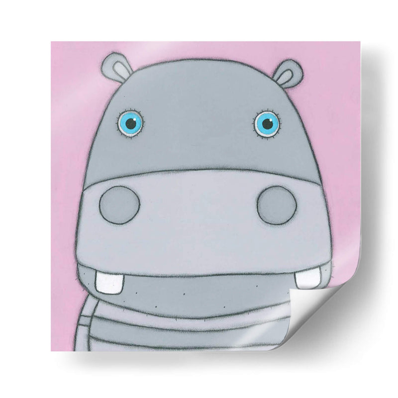 Super Animal - Hippo - Tatijana Lawrence | Cuadro decorativo de Canvas Lab