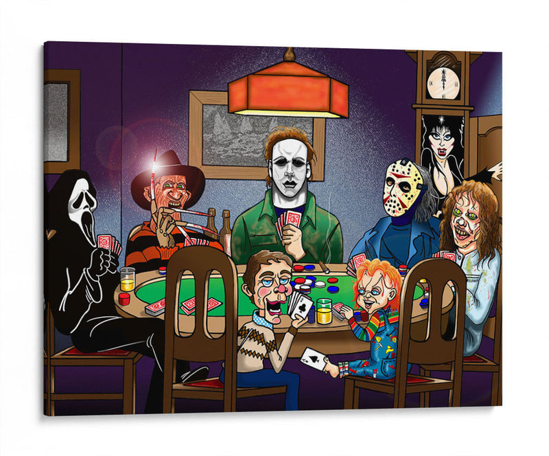 Killers playing poker | Cuadro decorativo de Canvas Lab