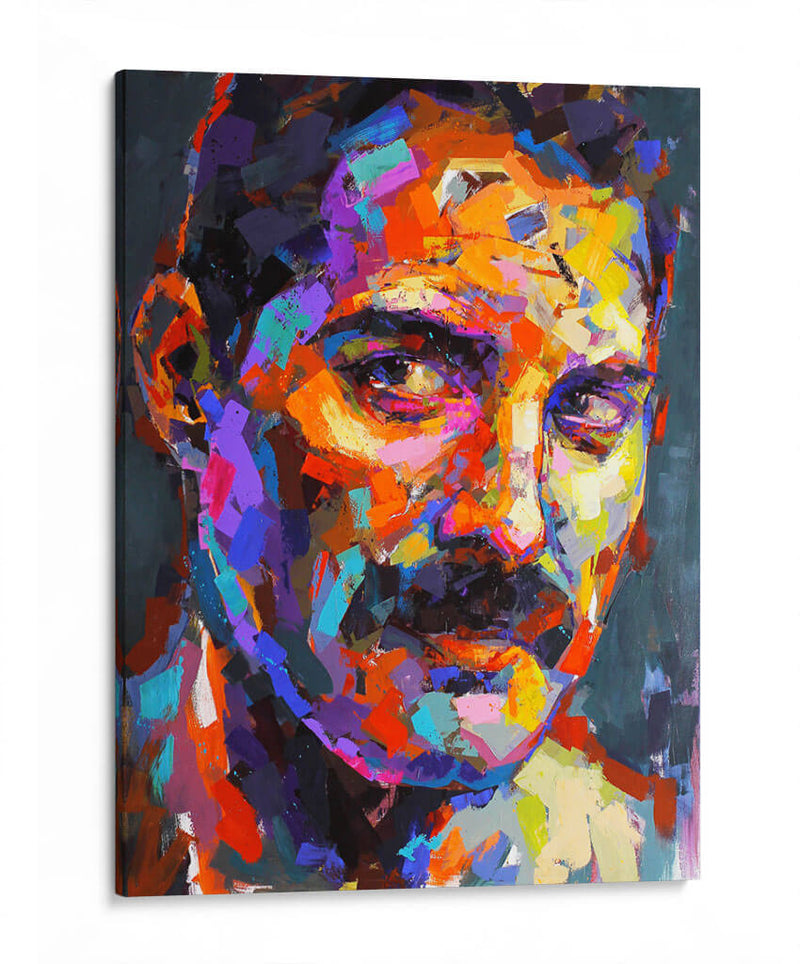 Los colores de Freddie Mercury | Cuadro decorativo de Canvas Lab