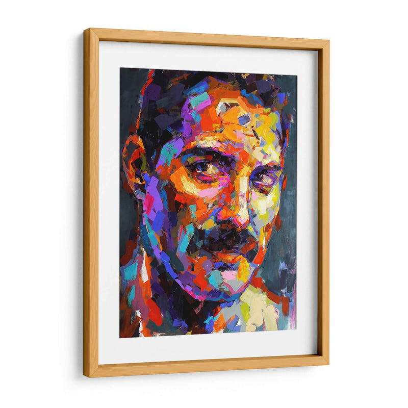 Los colores de Freddie Mercury | Cuadro decorativo de Canvas Lab