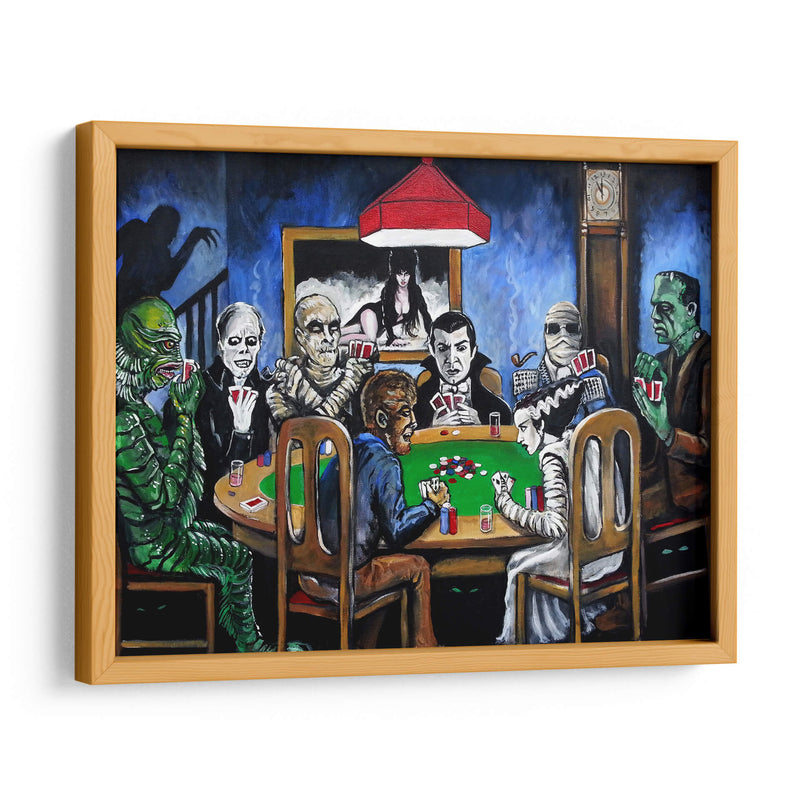 Old school horror poker | Cuadro decorativo de Canvas Lab