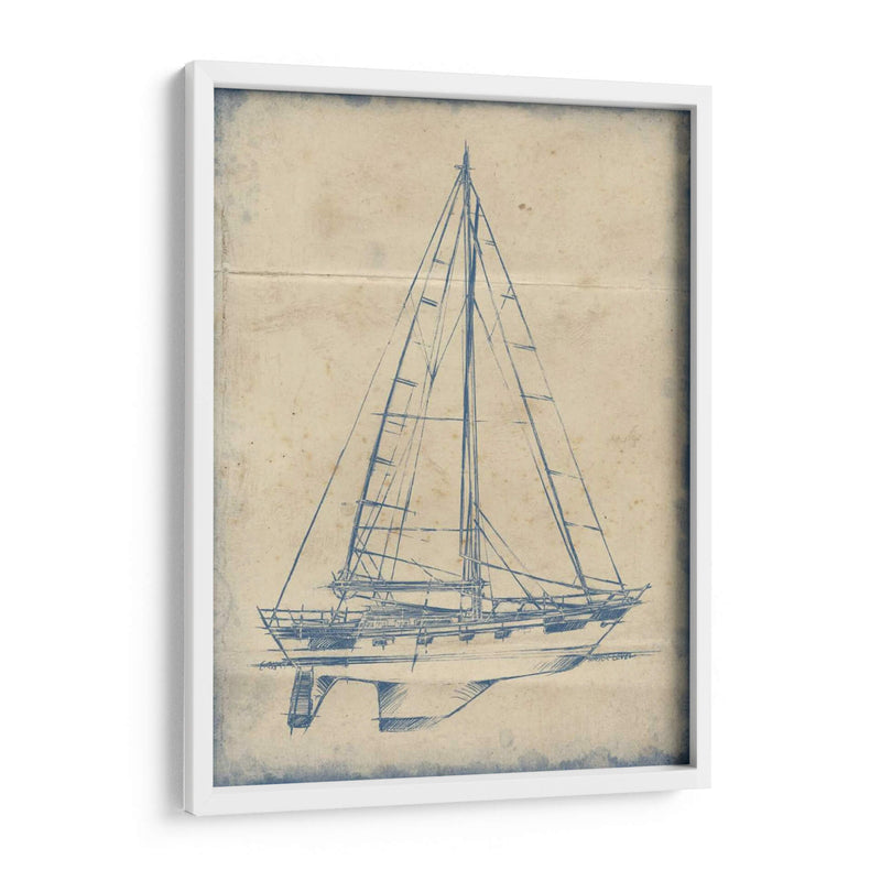 Yate Blueprint Iv - Ethan Harper | Cuadro decorativo de Canvas Lab