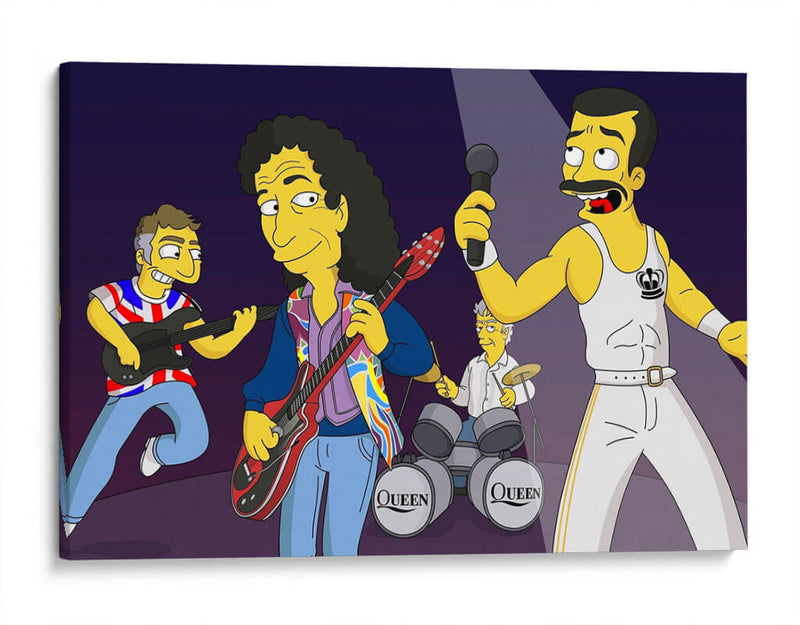 Simpsons Queen | Cuadro decorativo de Canvas Lab