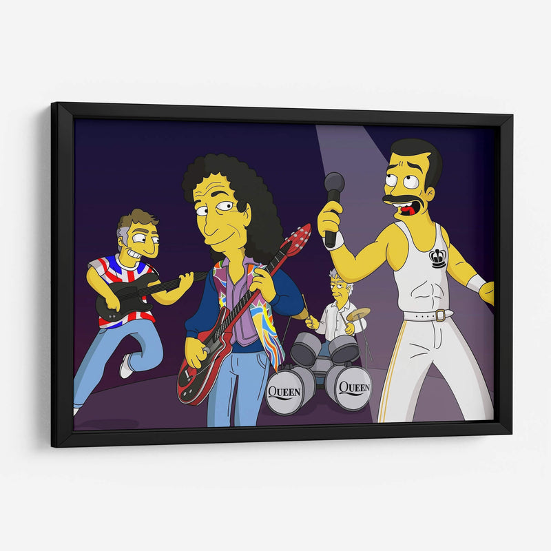 Simpsons Queen | Cuadro decorativo de Canvas Lab