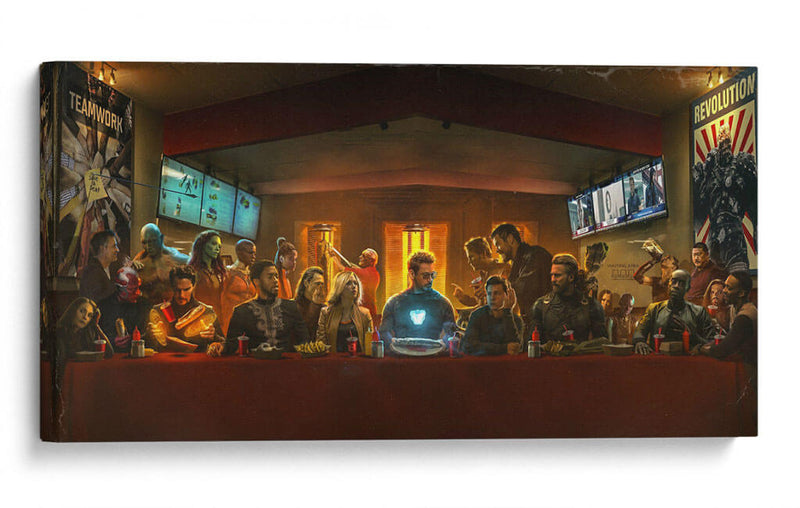 The Last Avengers Shawarma | Cuadro decorativo de Canvas Lab