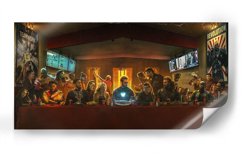 The Last Avengers Shawarma | Cuadro decorativo de Canvas Lab