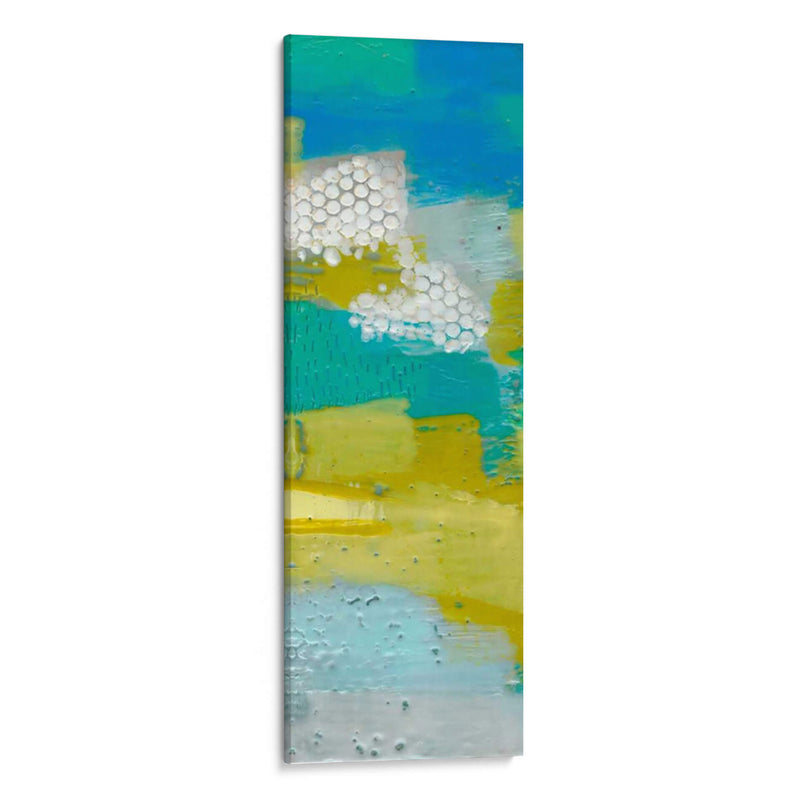 Paneles De Puntos De Teal Ii - Sue Jachimiec | Cuadro decorativo de Canvas Lab