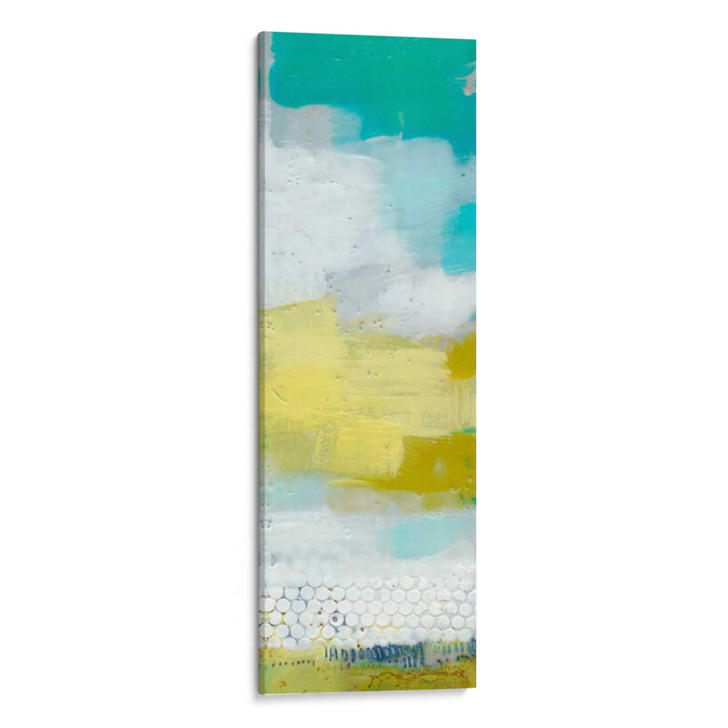 Paneles De Puntos De Teal Iv - Sue Jachimiec | Cuadro decorativo de Canvas Lab