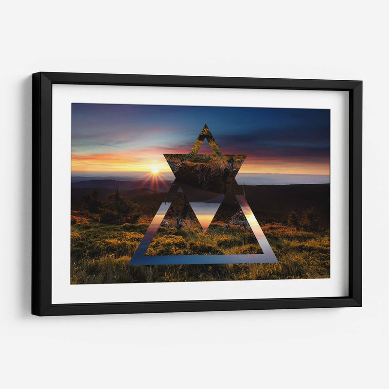 Horizonte triangular | Cuadro decorativo de Canvas Lab