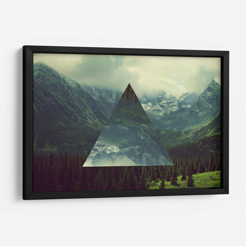 Montaña triangular | Cuadro decorativo de Canvas Lab