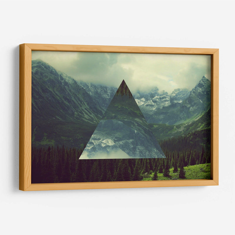 Montaña triangular | Cuadro decorativo de Canvas Lab