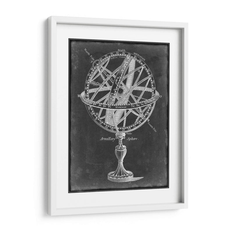 Esfera Armilar En Carbón - Studio W | Cuadro decorativo de Canvas Lab