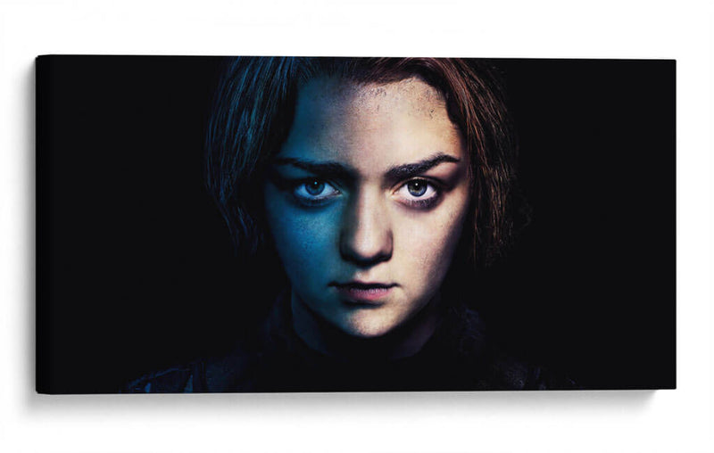 Arya Stark en azul | Cuadro decorativo de Canvas Lab