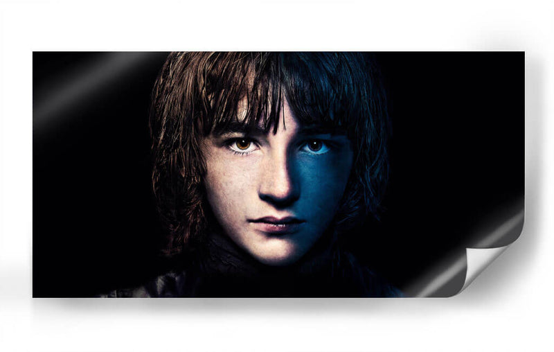 Bran Stark en azul | Cuadro decorativo de Canvas Lab