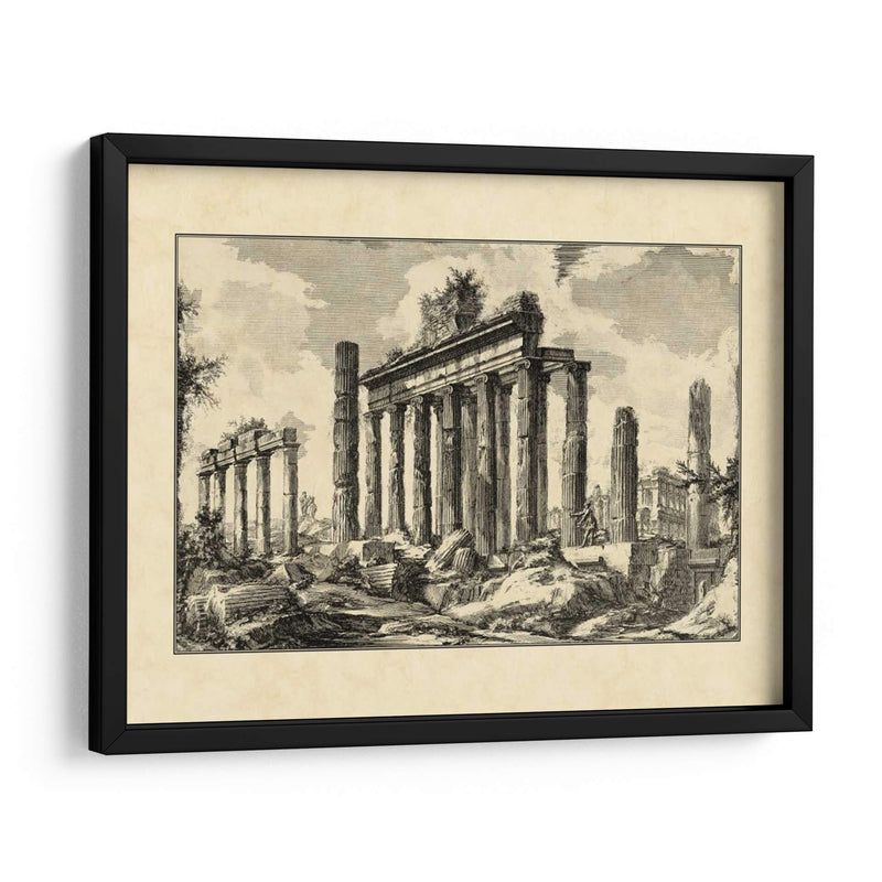 Ruinas Romanas Vintage I - Giovanni Piranesi | Cuadro decorativo de Canvas Lab