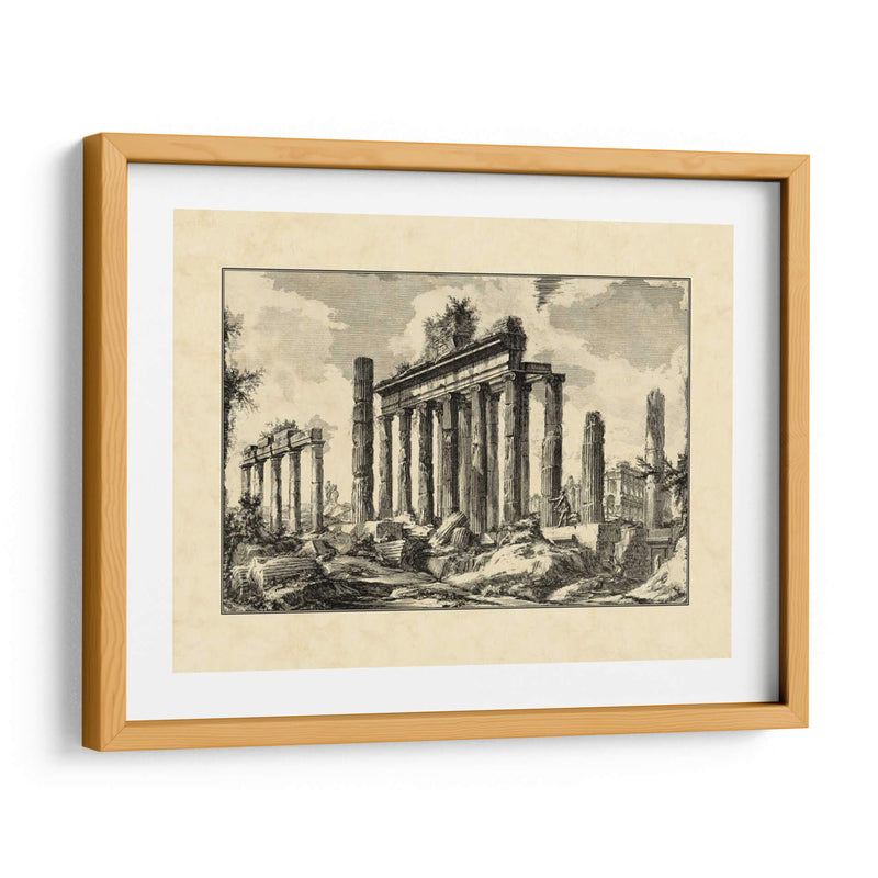Ruinas Romanas Vintage I - Giovanni Piranesi | Cuadro decorativo de Canvas Lab