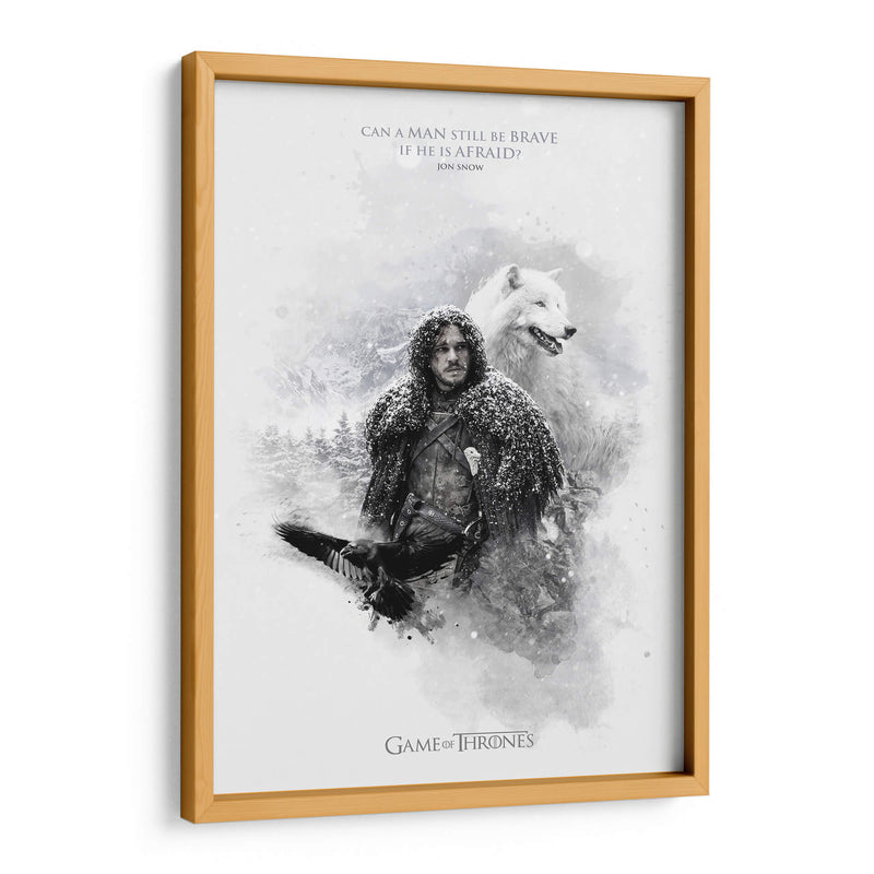 Can a man still be brave is he is afraid | Cuadro decorativo de Canvas Lab