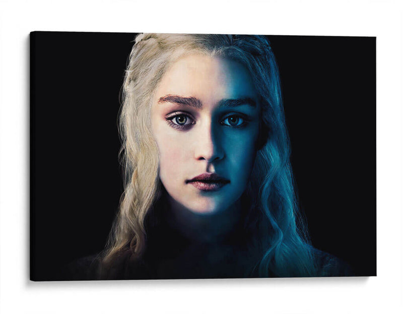 Daenerys Targaryen en azul | Cuadro decorativo de Canvas Lab