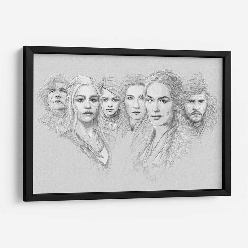 Game of Thrones sketch | Cuadro decorativo de Canvas Lab