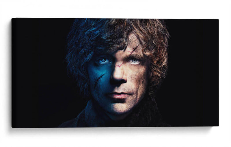 Tyrion Lannister en azul | Cuadro decorativo de Canvas Lab