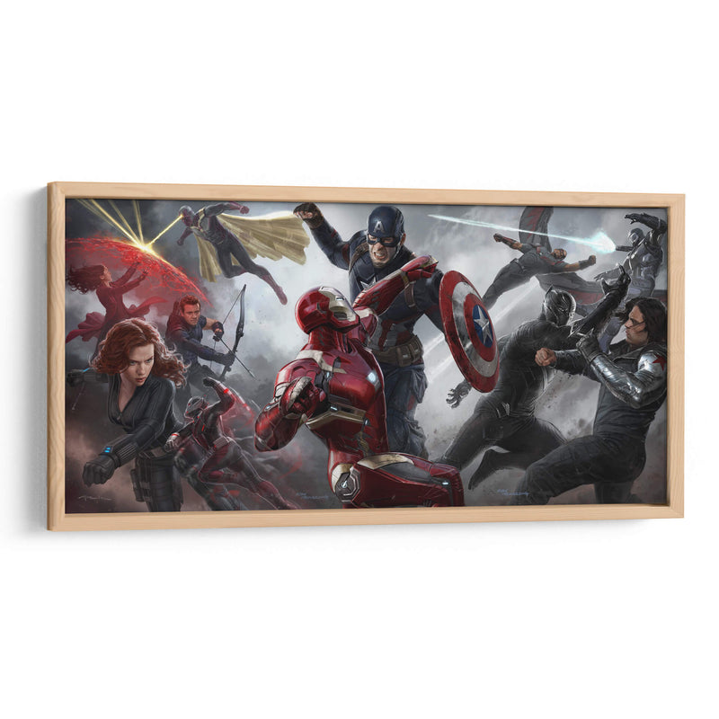 Avengers en guerra | Cuadro decorativo de Canvas Lab