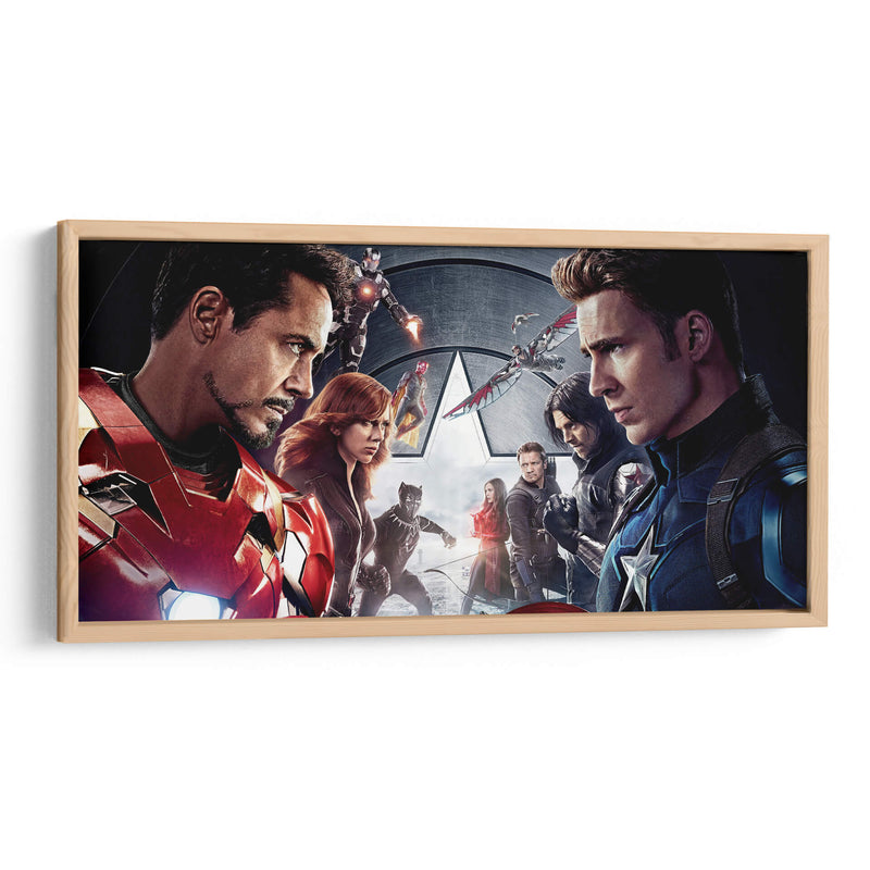 Avengers miradas | Cuadro decorativo de Canvas Lab