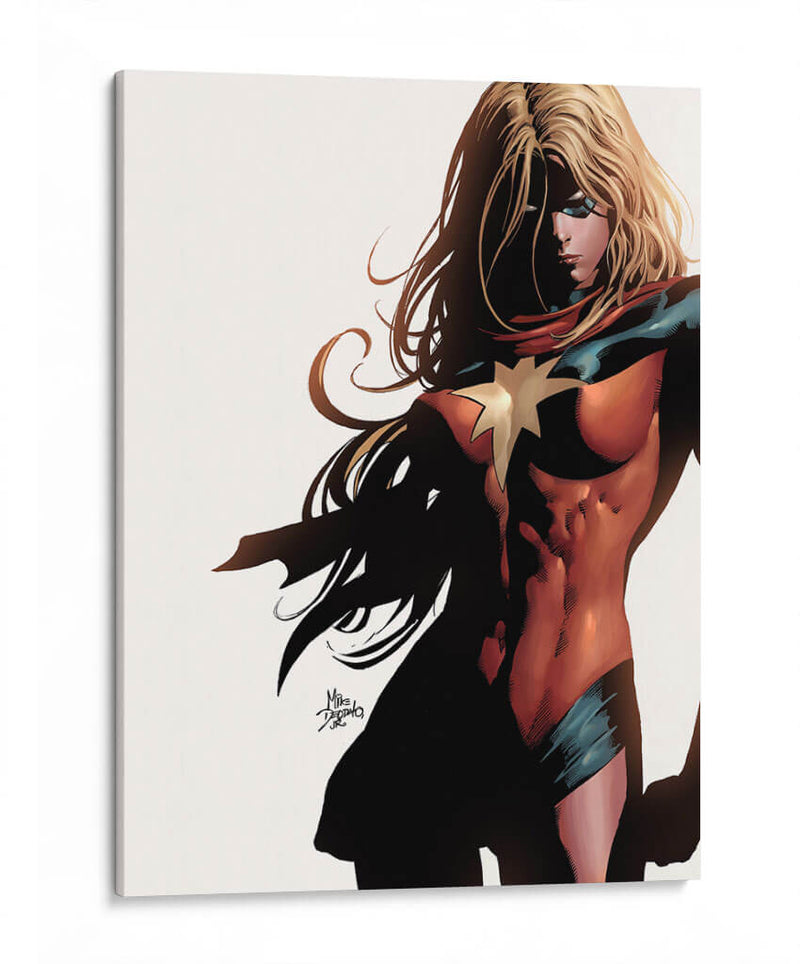 Cpt Marvel | Cuadro decorativo de Canvas Lab