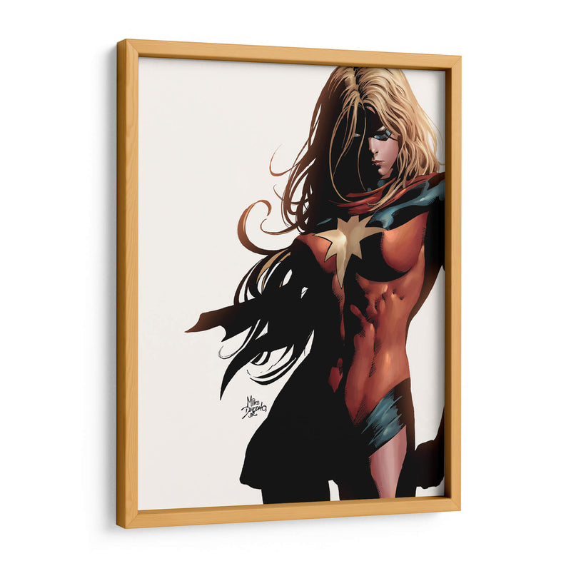 Cpt Marvel | Cuadro decorativo de Canvas Lab