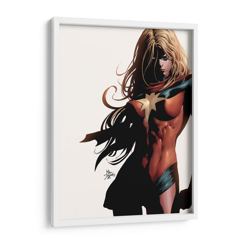 Cpt Marvel | Cuadro decorativo de Canvas Lab