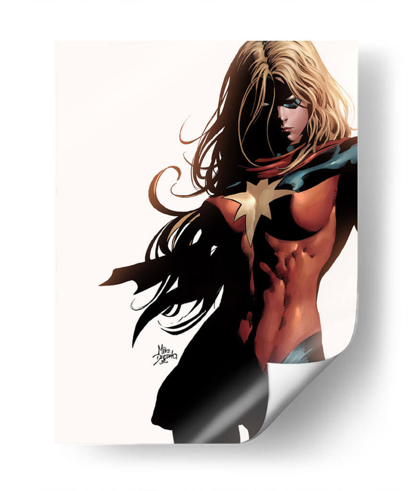 Cpt Marvel | Cuadro decorativo de Canvas Lab