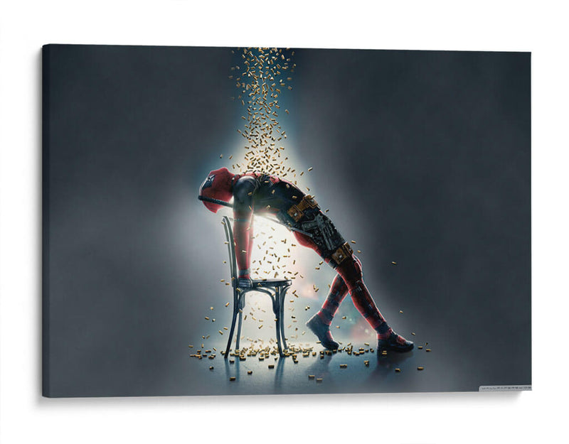 Deadpool balas | Cuadro decorativo de Canvas Lab