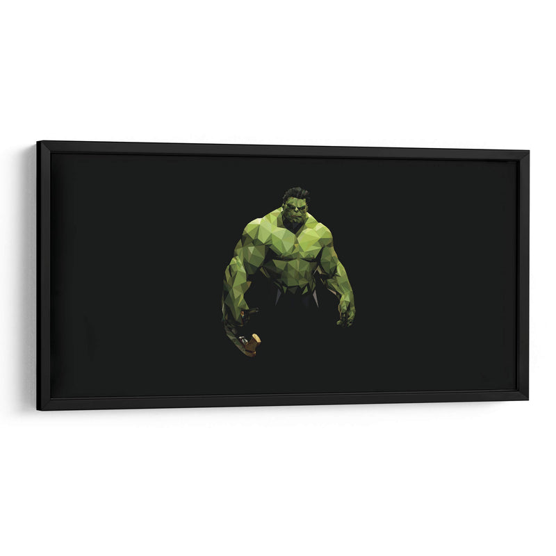 Hulk Minimal | Cuadro decorativo de Canvas Lab