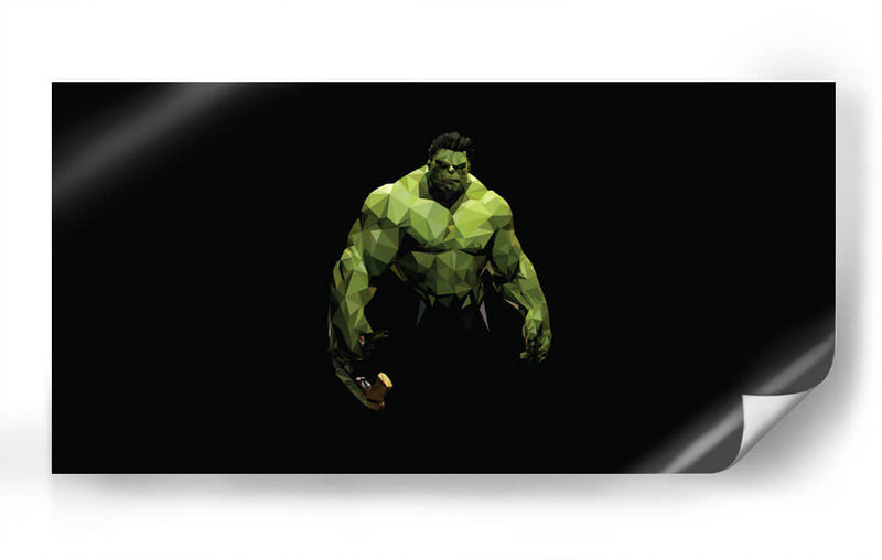 Hulk Minimal | Cuadro decorativo de Canvas Lab