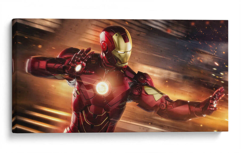 Iron Man fight | Cuadro decorativo de Canvas Lab