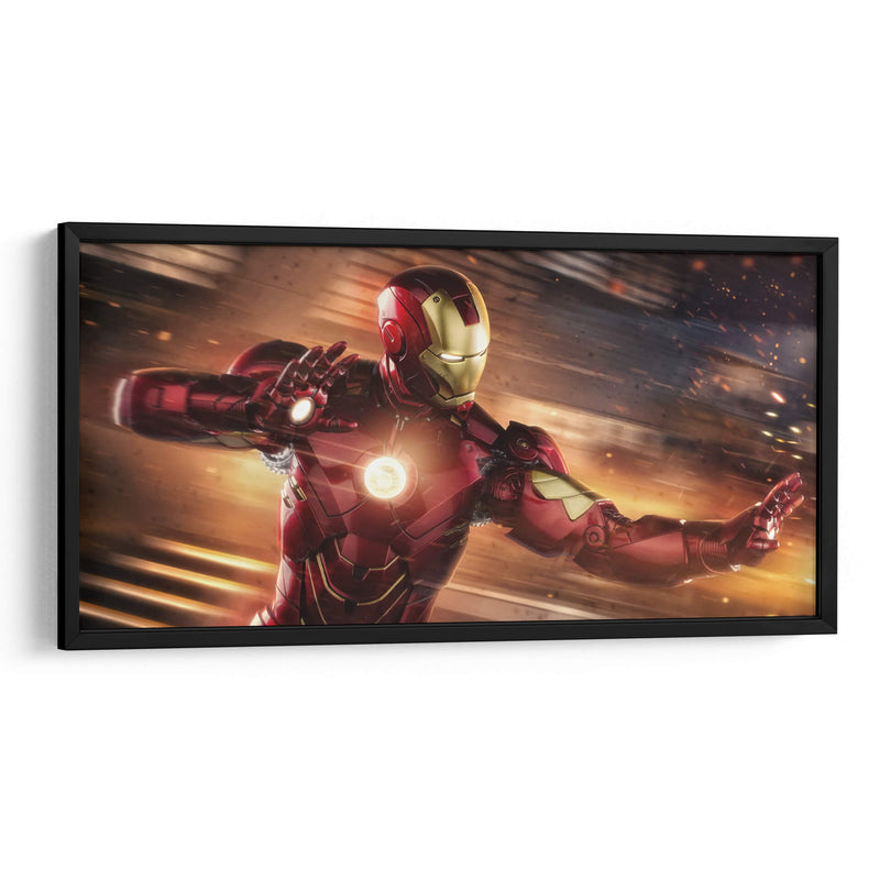 Iron Man fight | Cuadro decorativo de Canvas Lab