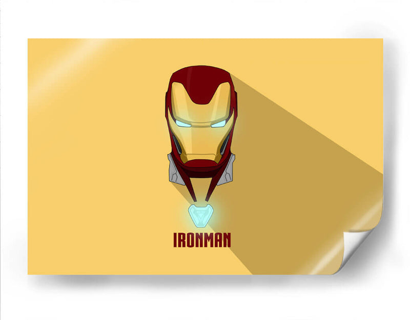 Iron Man Minimal | Cuadro decorativo de Canvas Lab