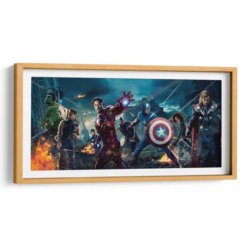 Confrontación Avengers | Cuadro decorativo de Canvas Lab