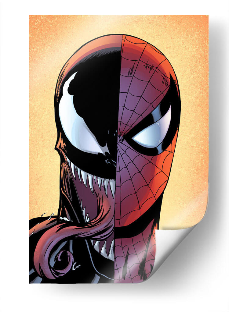 Spiderman and Venom | Cuadro decorativo de Canvas Lab