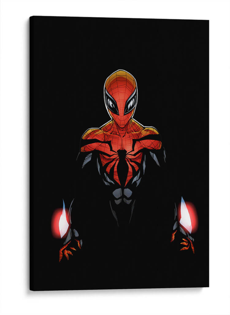 Spiderman in the dark | Cuadro decorativo de Canvas Lab