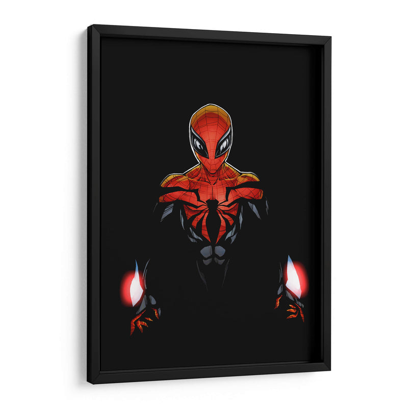 Spiderman in the dark | Cuadro decorativo de Canvas Lab