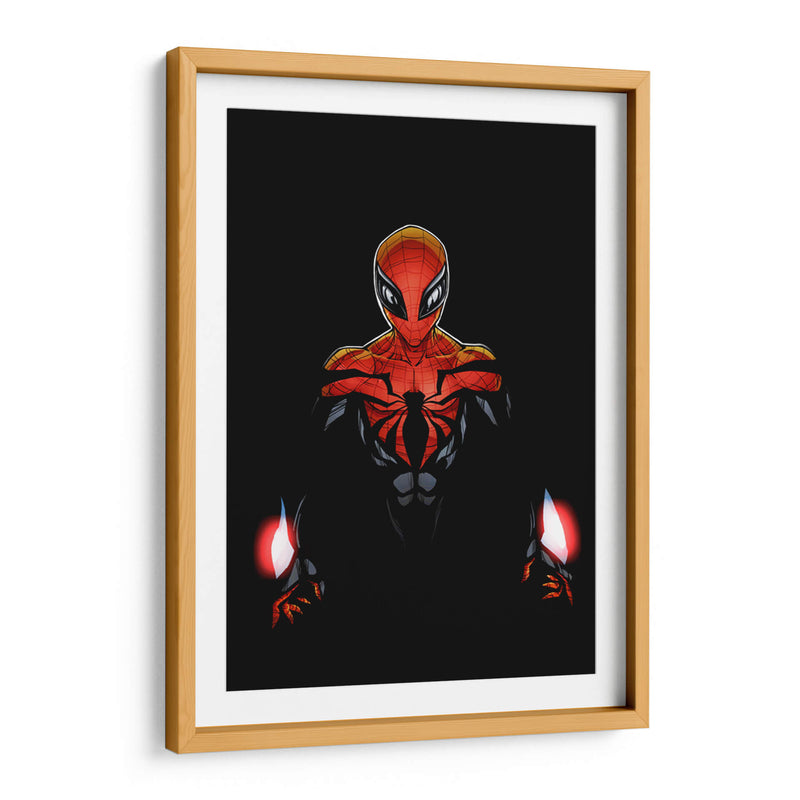 Spiderman in the dark | Cuadro decorativo de Canvas Lab