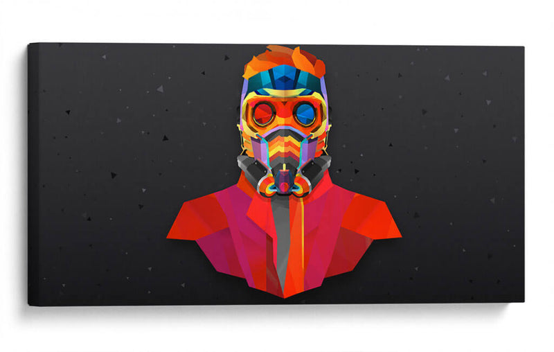 Star Lord de colores | Cuadro decorativo de Canvas Lab