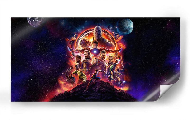 The Avengers universe | Cuadro decorativo de Canvas Lab