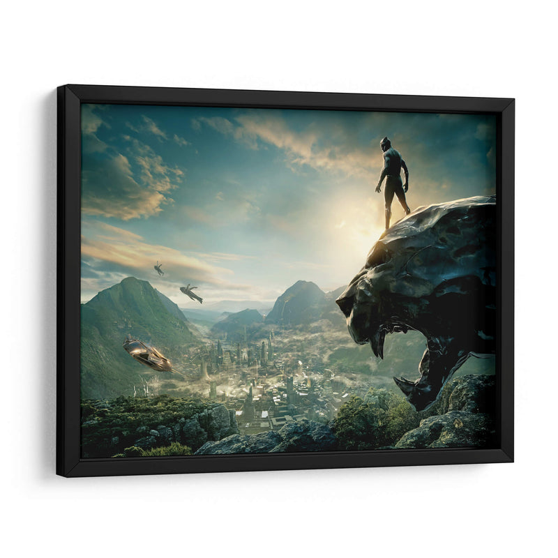 Black Panther in Wakandas | Cuadro decorativo de Canvas Lab