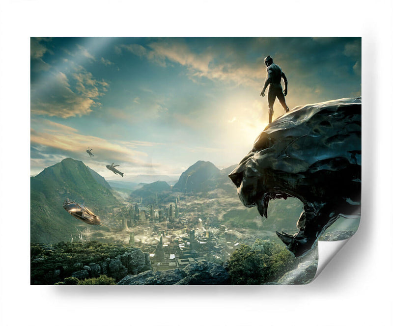 Black Panther in Wakandas | Cuadro decorativo de Canvas Lab