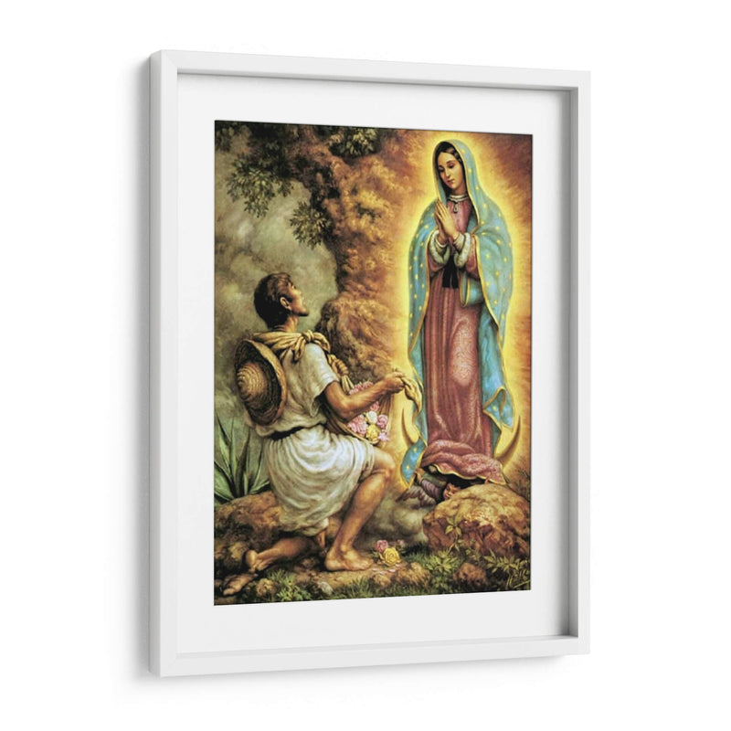 La aparición de la Virgen de Guadalupe | Cuadro decorativo de Canvas Lab