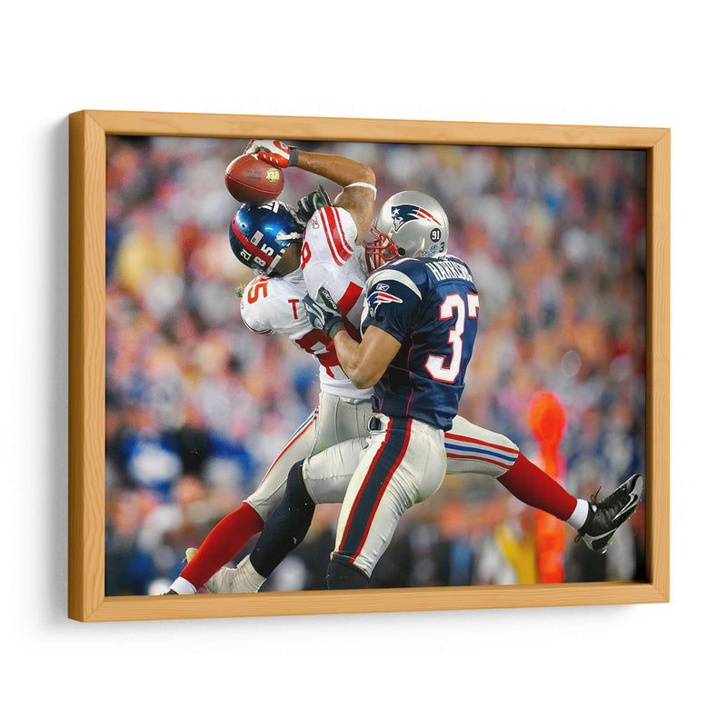 2008 Super Bowl XLII David Tyree y Rodney Harrison | Cuadro decorativo de Canvas Lab